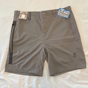 Reel Life Riptide Grey Fishing Shorts Size‎ XL